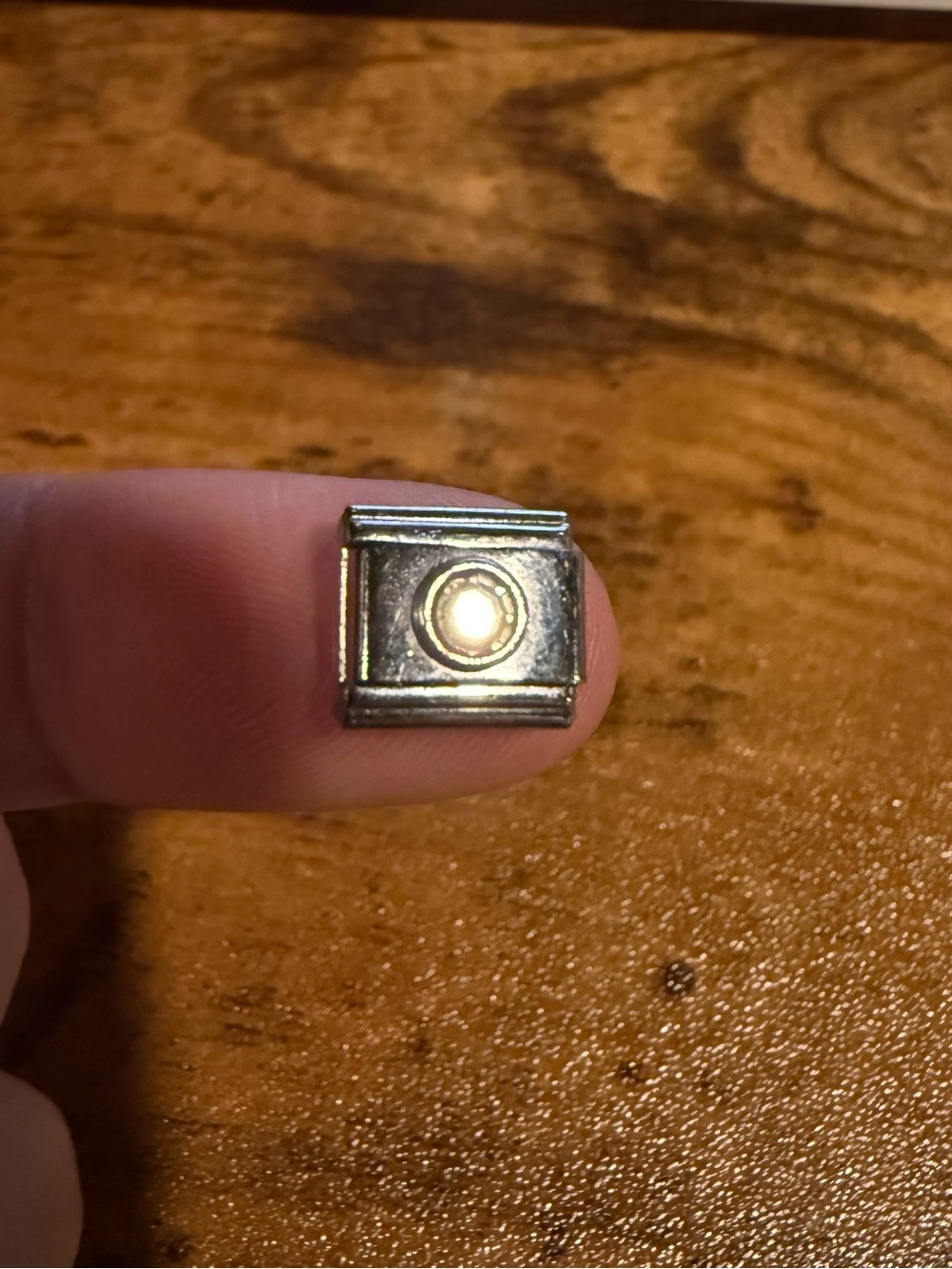 Diamond Italian charm